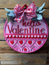Load image into Gallery viewer, Hello Valentine Door Hanger