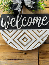 Load image into Gallery viewer, Geometric Welcome Door Hanger