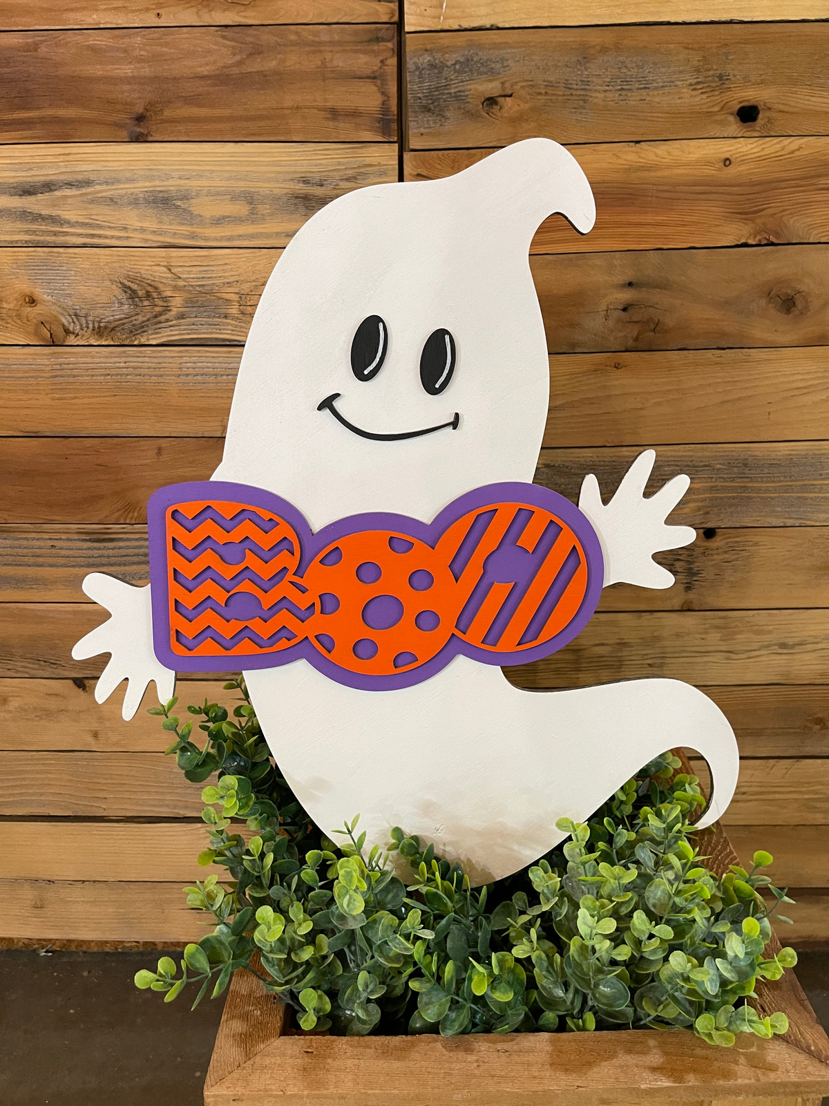 Boo Ghost Yard Art