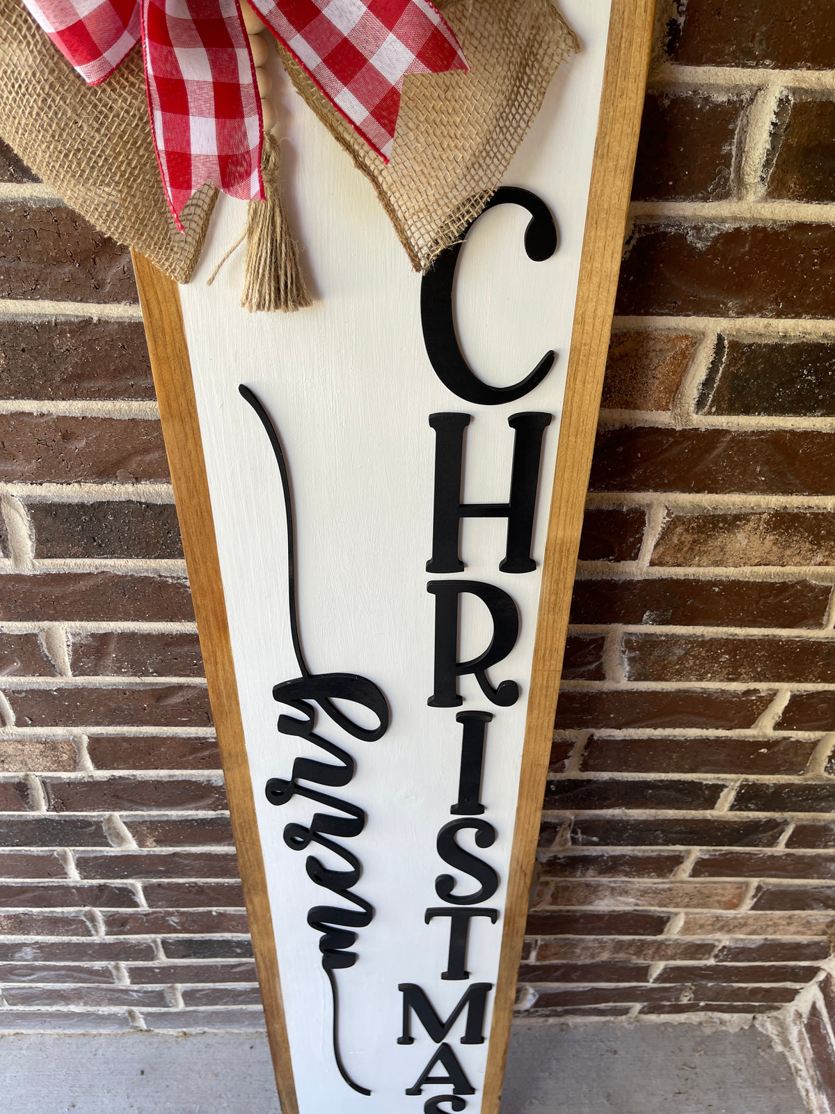 Merry Christmas Porch Leaner. LOCAL ORDERS ONLY