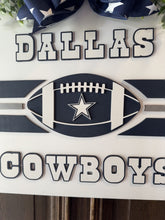 Load and play video in Gallery viewer, Dallas Cowboys Door Hanger