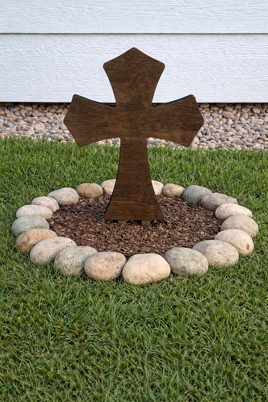 Rustic Wooden Easter Cross Trio