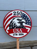 Patriotic Eagle Yard Art Set – 25th Anniversary