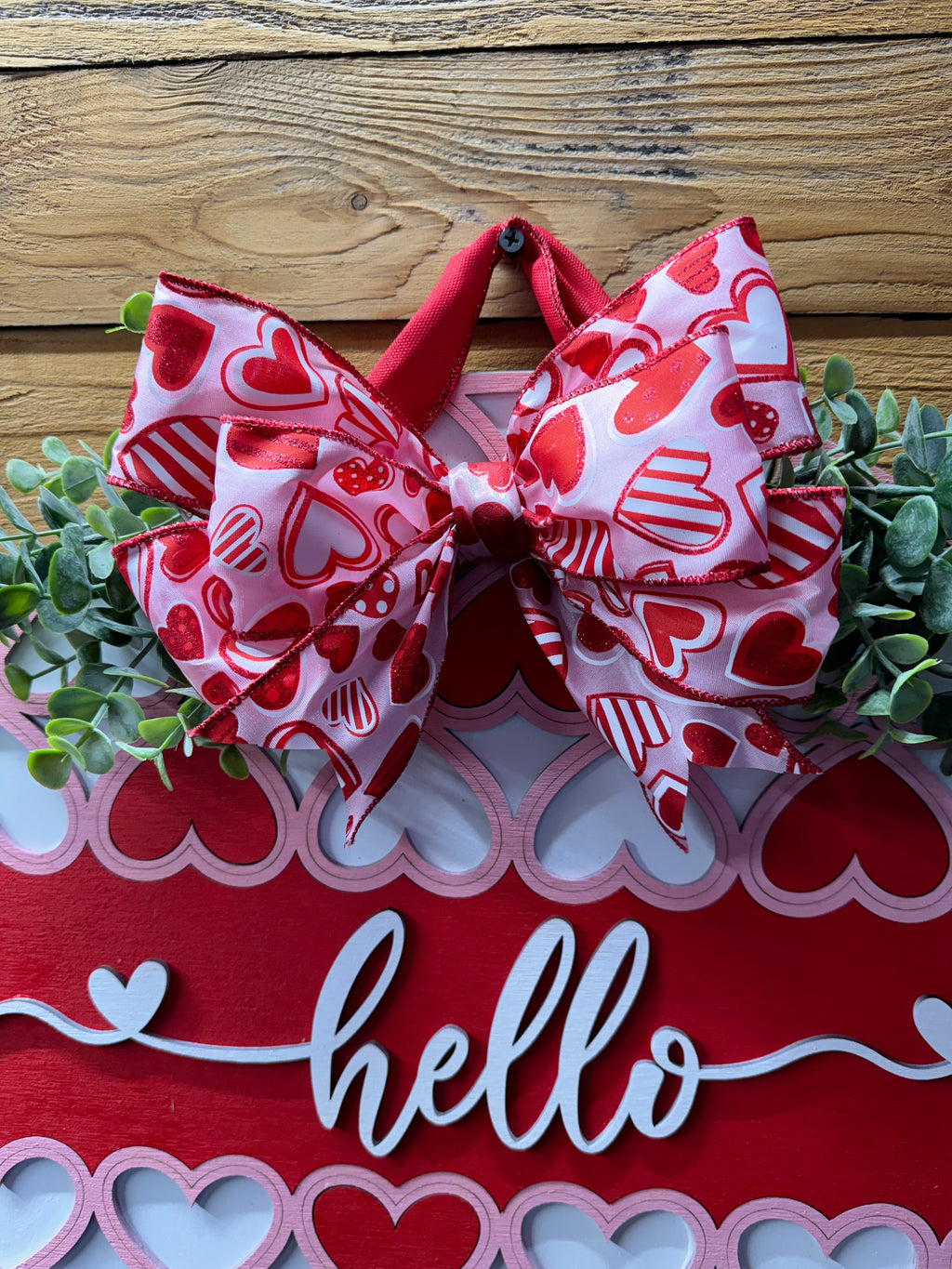 Valentines Day Hello Door Hanger