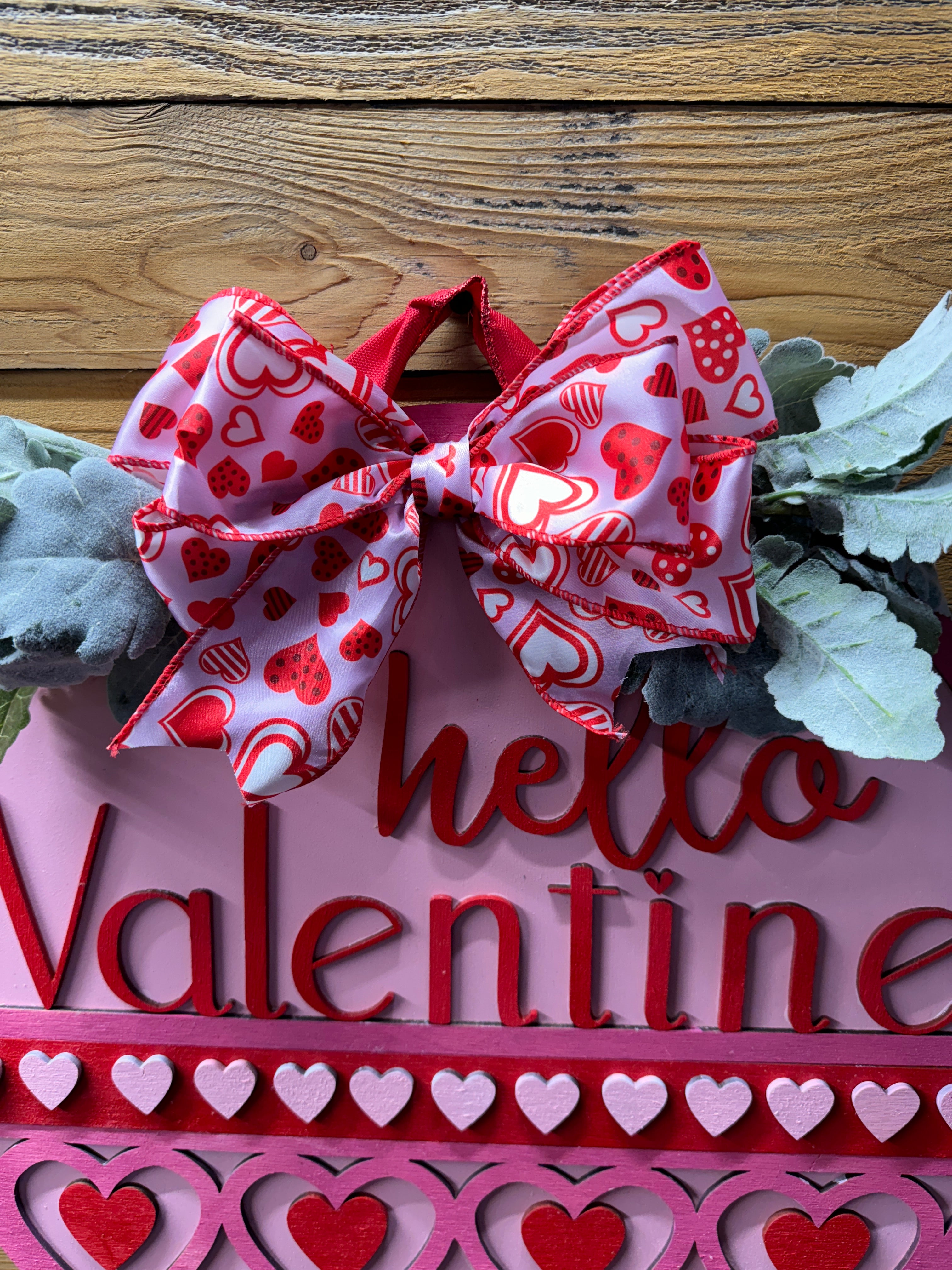 Hello Valentine Door Hanger
