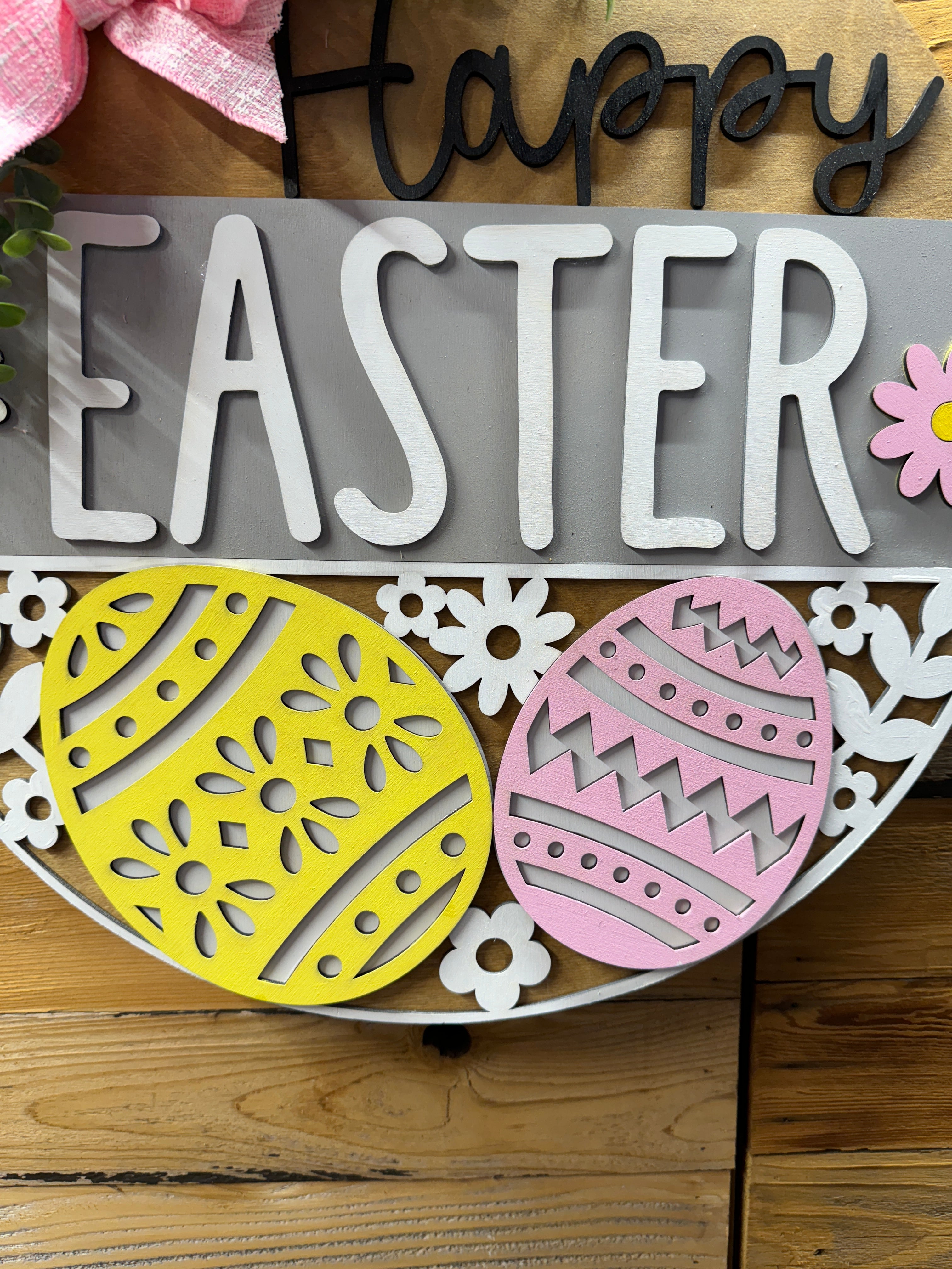 Happy Easter Egg Door Hanger