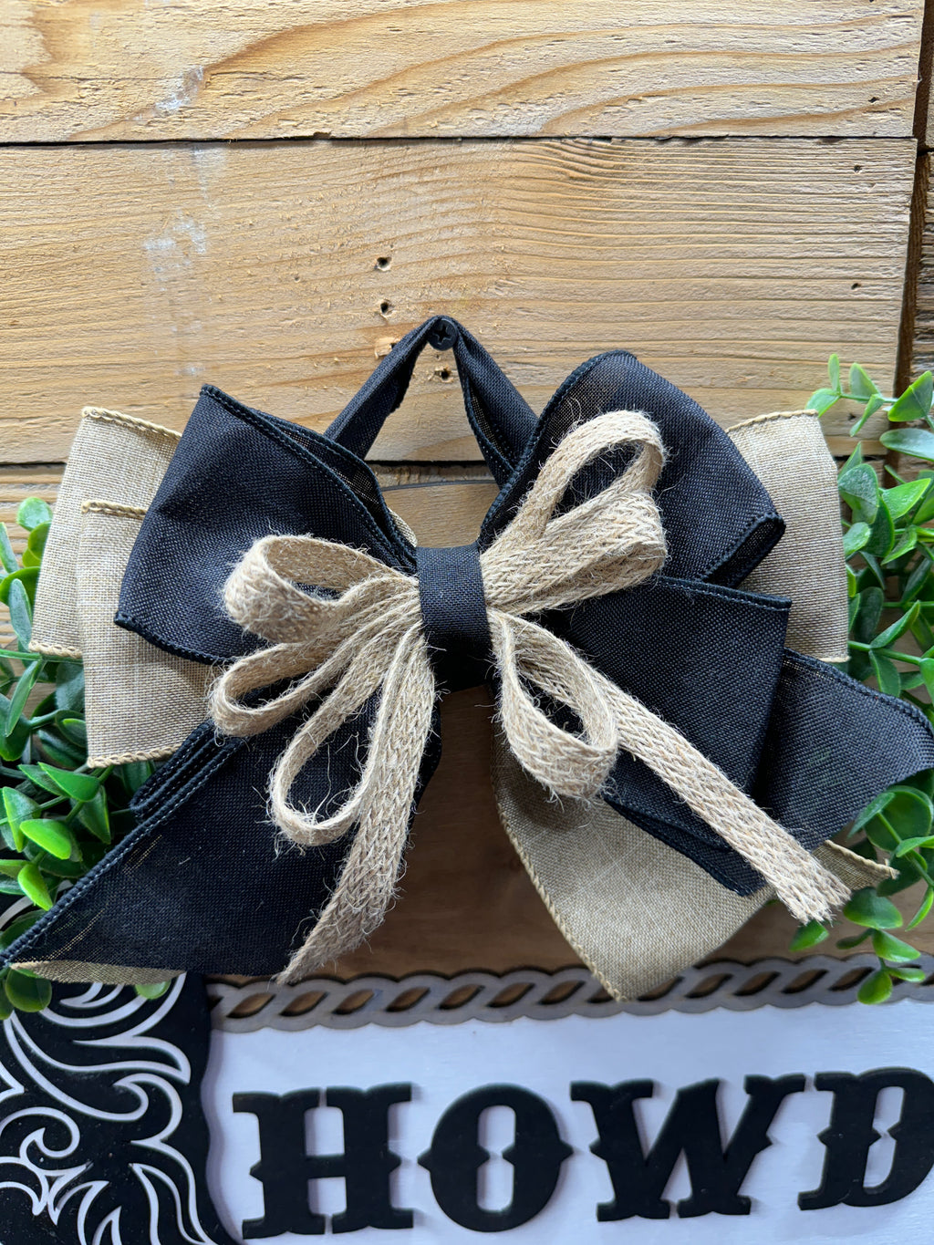 Western Howdy Boot Door Hanger