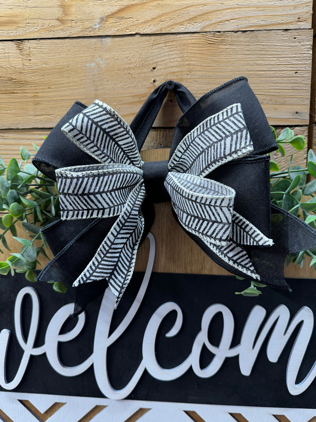 Geometric Welcome Door Hanger