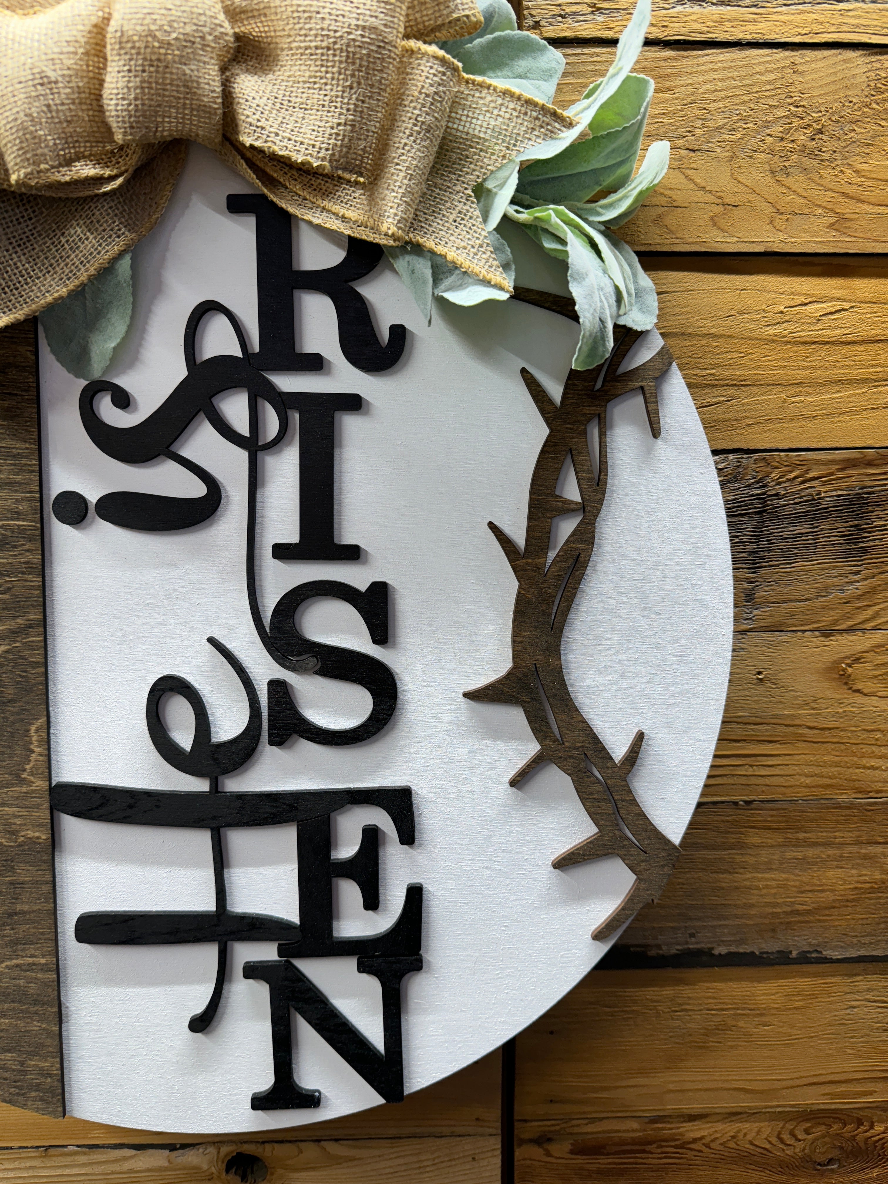 He Is RIsen Door Hanger