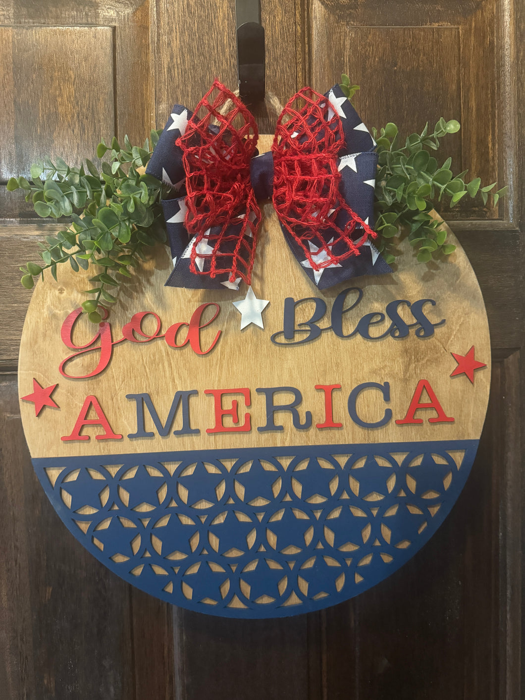 God Bless America Door Hanger | 19