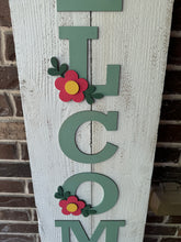 Load image into Gallery viewer, Floral Welcome Porch Leaner
