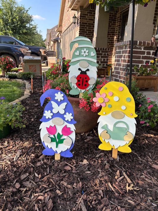 8 Summer Gnome Trio
