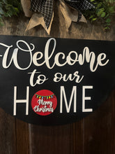 Load image into Gallery viewer, Interchangeable Door Hanger | Welcome to our Home Door Hanger | Welcome Door Decor
