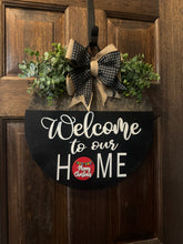 Load image into Gallery viewer, Interchangeable Door Hanger | Welcome to our Home Door Hanger | Welcome Door Decor
