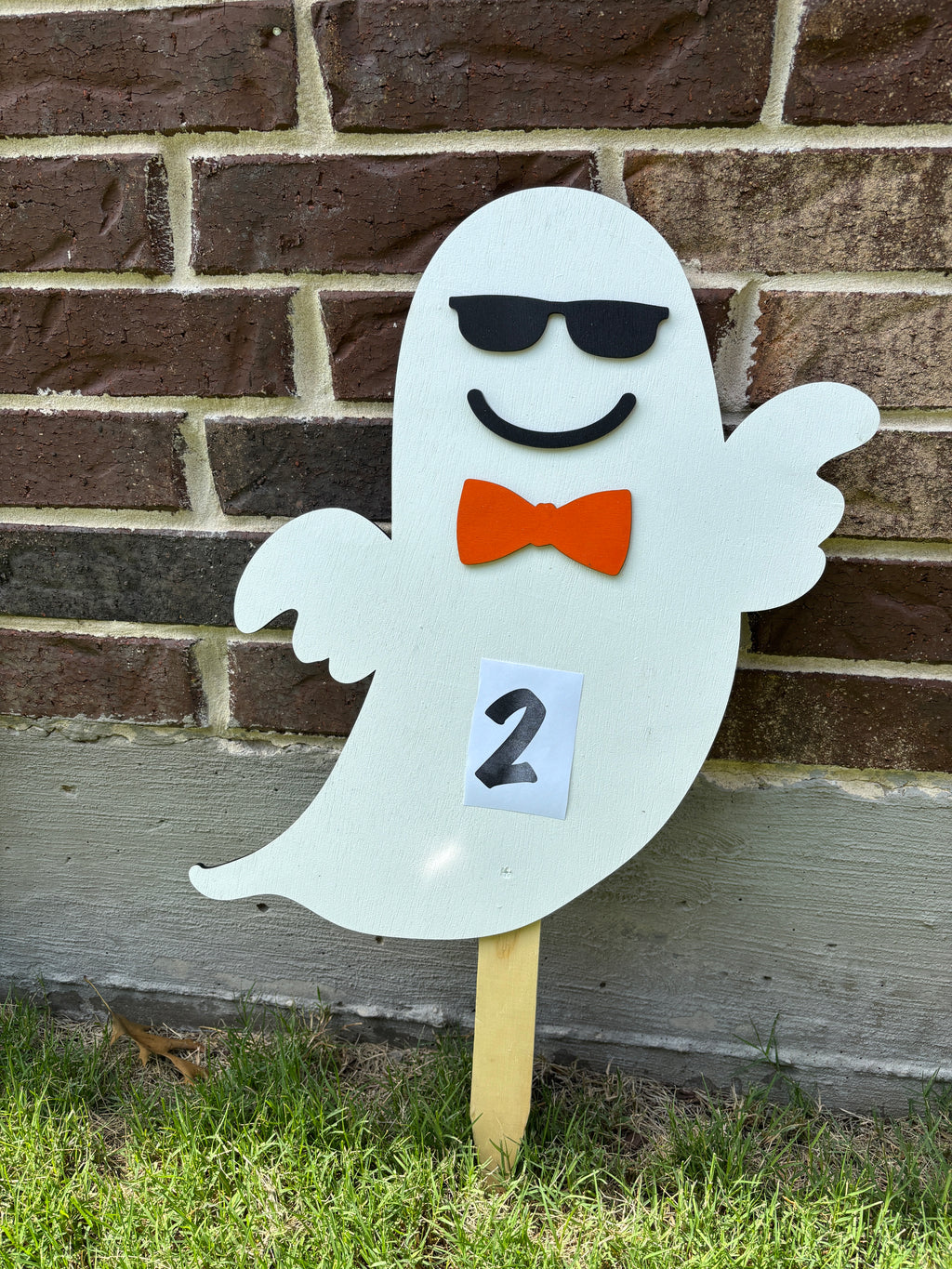 Personalized Ghost Yard Art