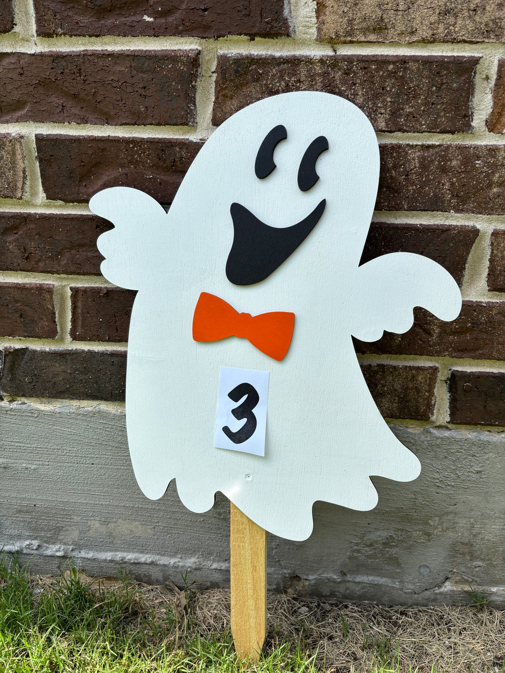 Personalized Ghost Yard Art