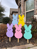 5 Piece Easter Peep Yard Art Set