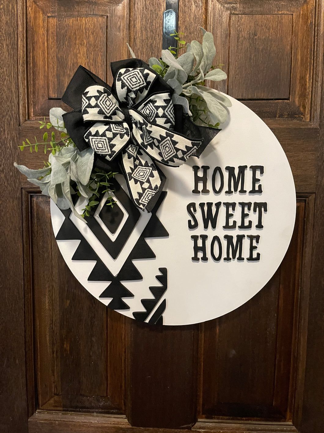 Home Sweet Home Aztec Door Hanger