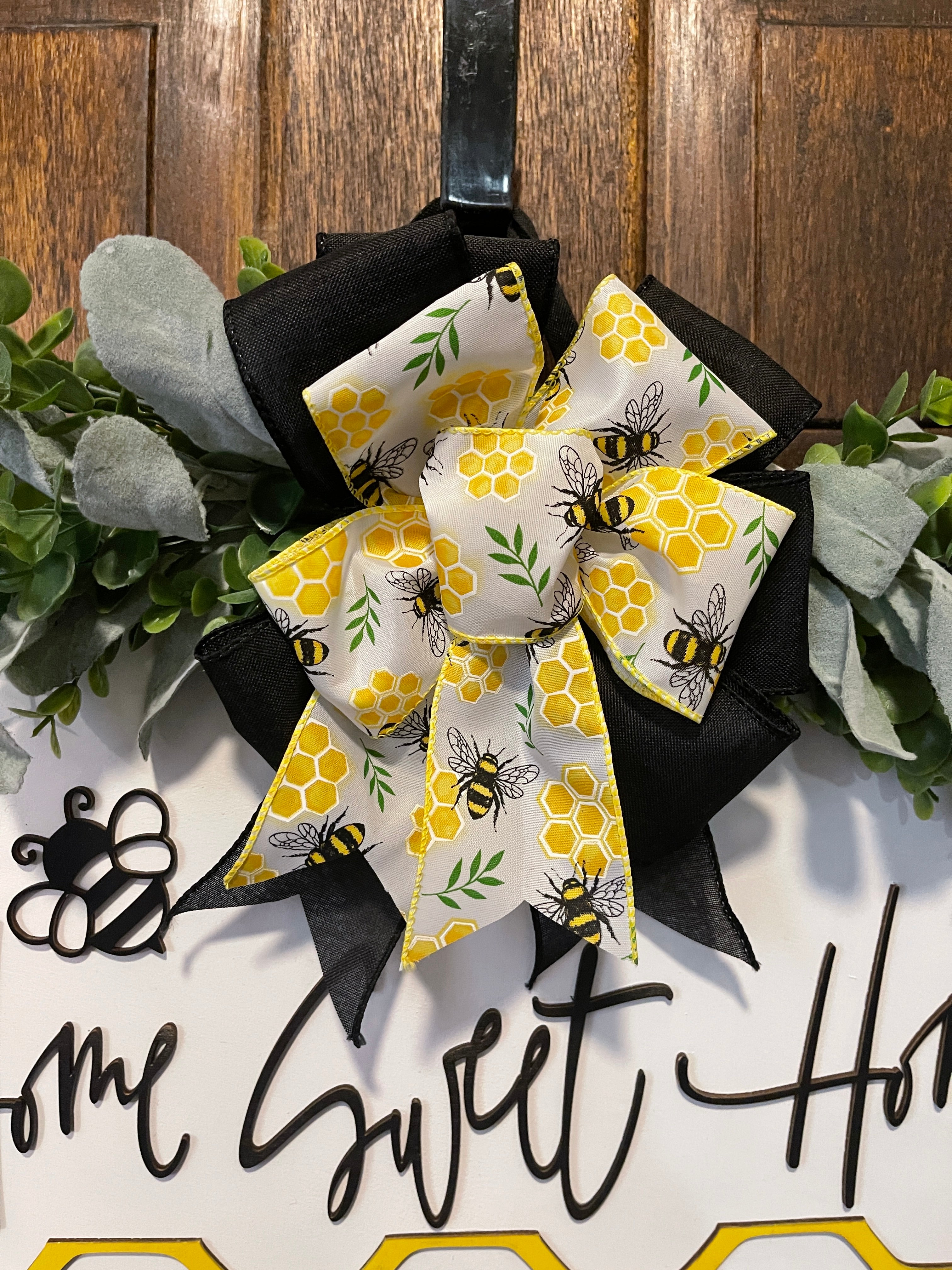 Home Sweet Home Bee Door Hanger