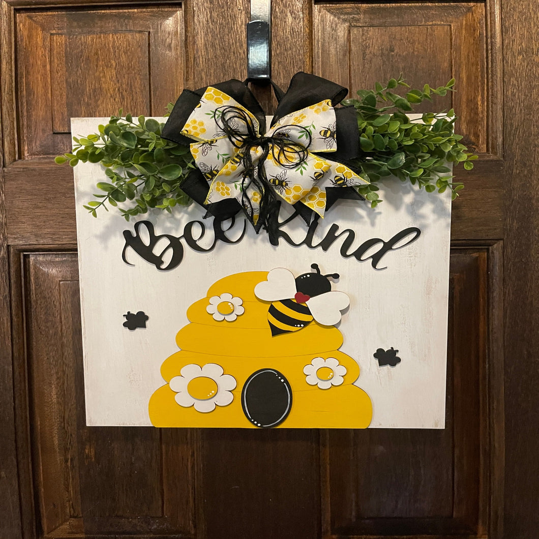 Bee Kind Square Door Hanger