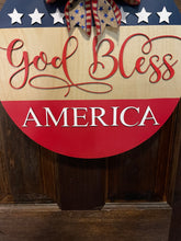 Load image into Gallery viewer, God Bless America Door Hanger
