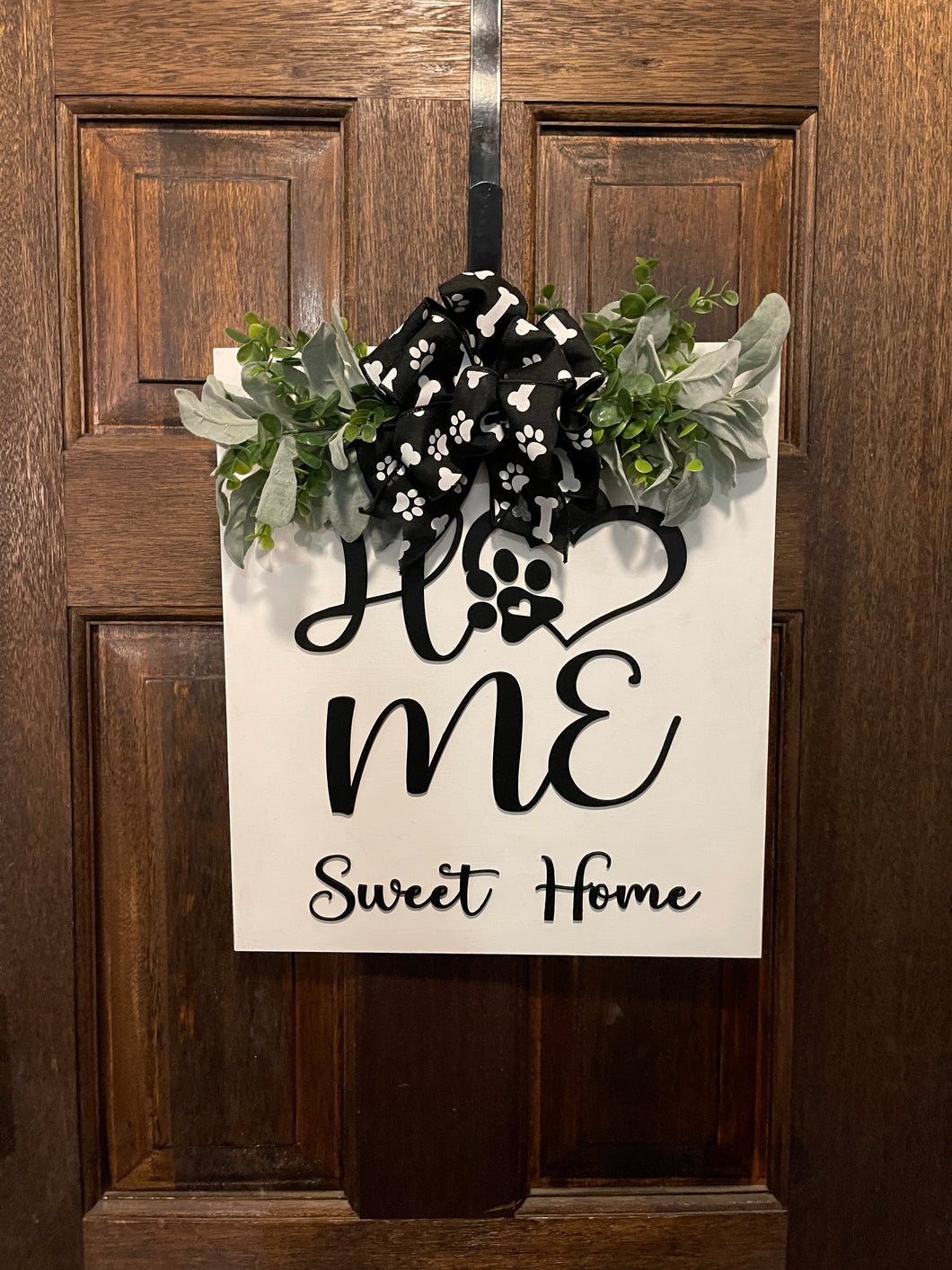 Paw Home Sweet Home Door Hanger