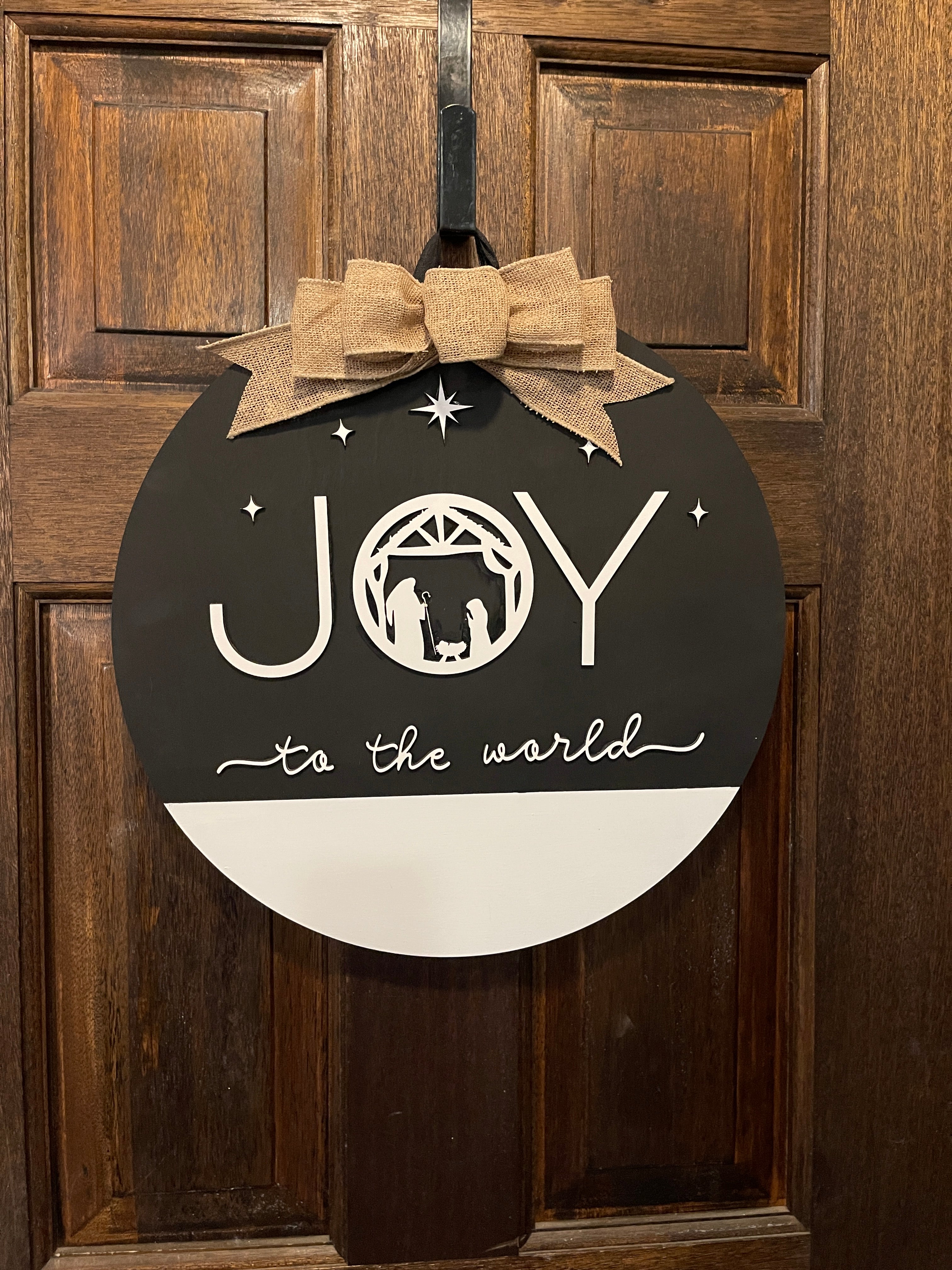 Joy To The World  Door Hanger