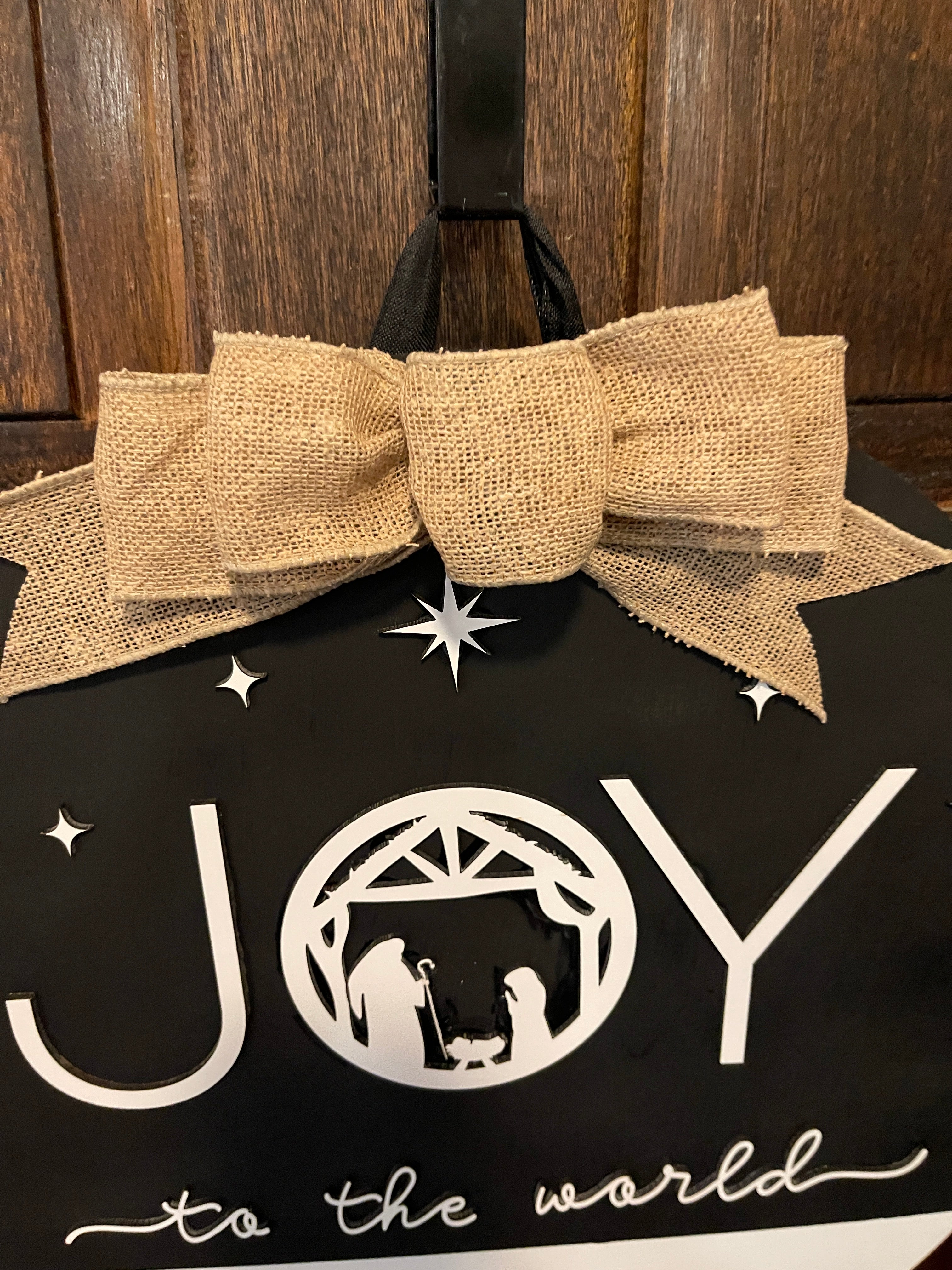 Joy To The World  Door Hanger