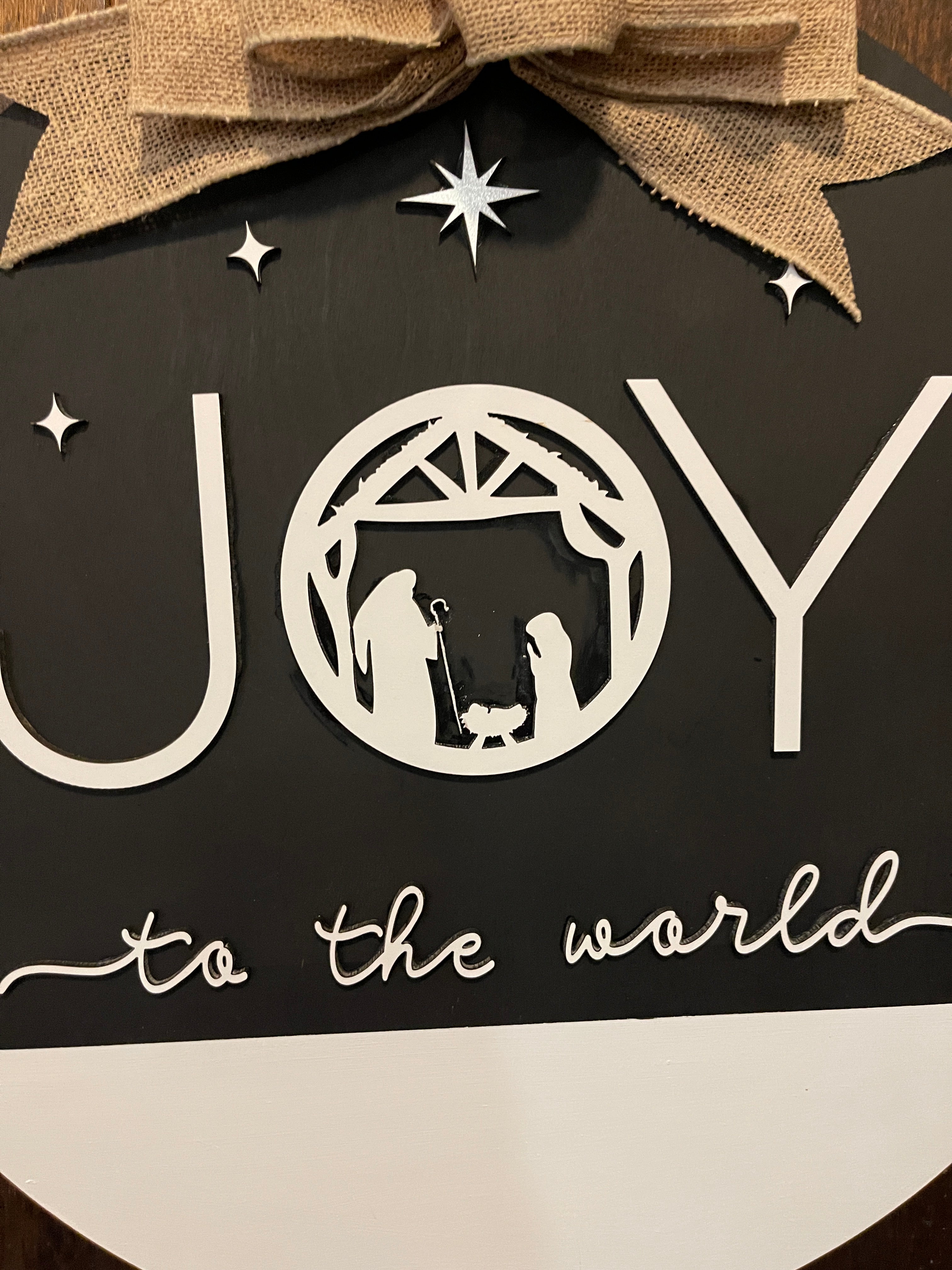 Joy To The World  Door Hanger