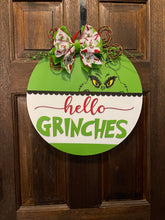 Load image into Gallery viewer, Hello Grinches Door Hanger
