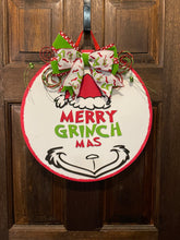 Load image into Gallery viewer, Merry Grinchmas Door Hanger
