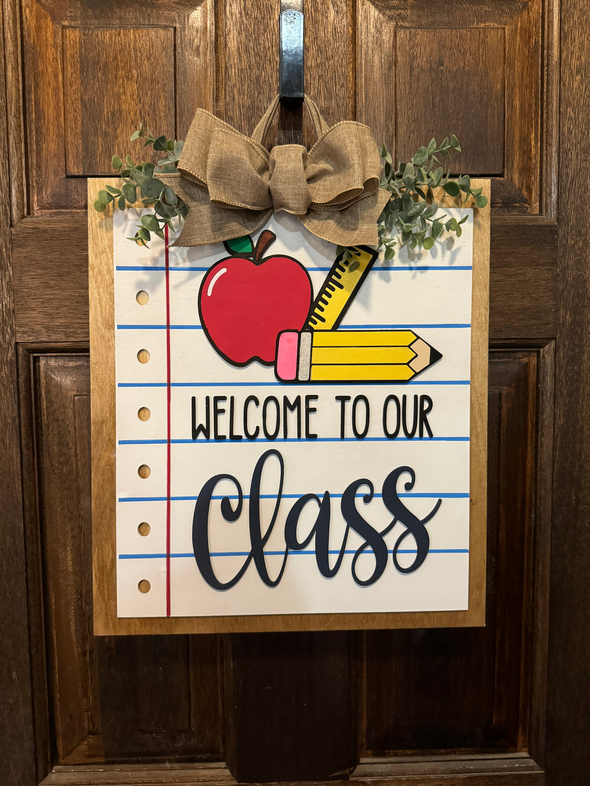 Teacher Welcome To Our Classroom Door Hanger