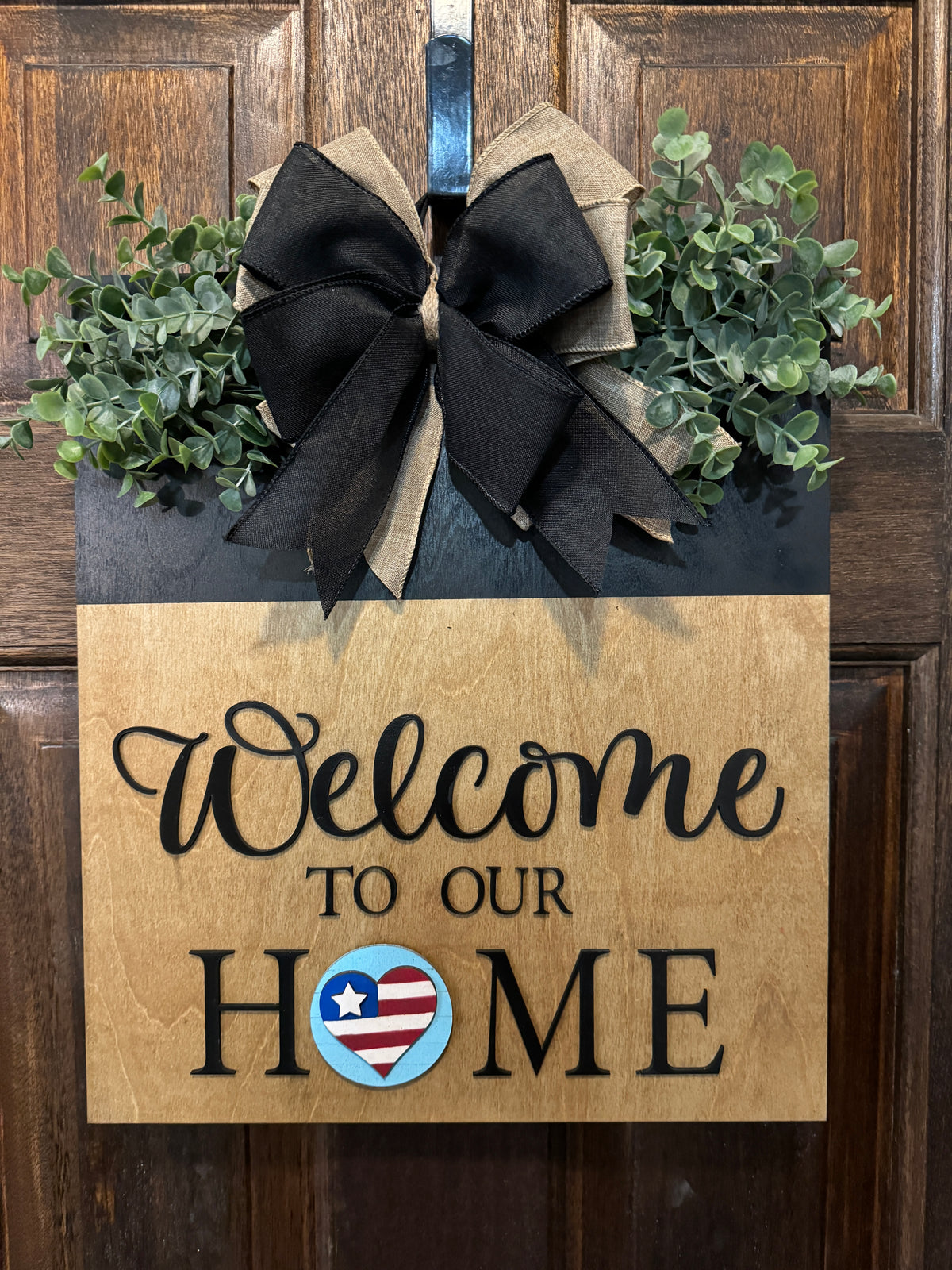 Welcome To Our Home Interchangeable Door Hanger