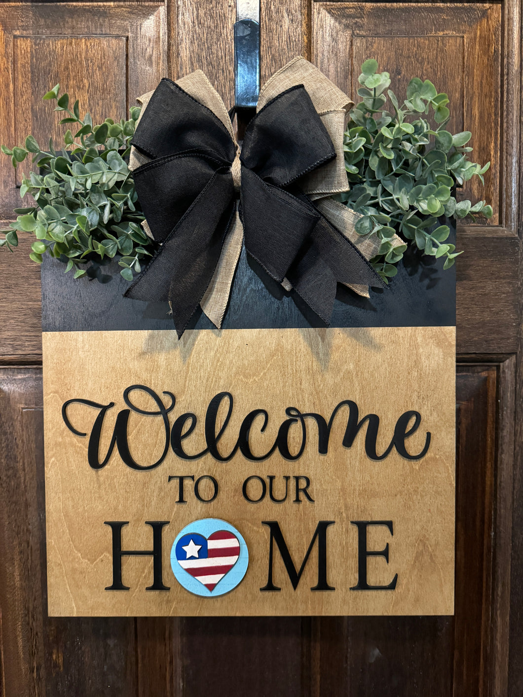 Welcome To Our Home Interchangeable Door Hanger