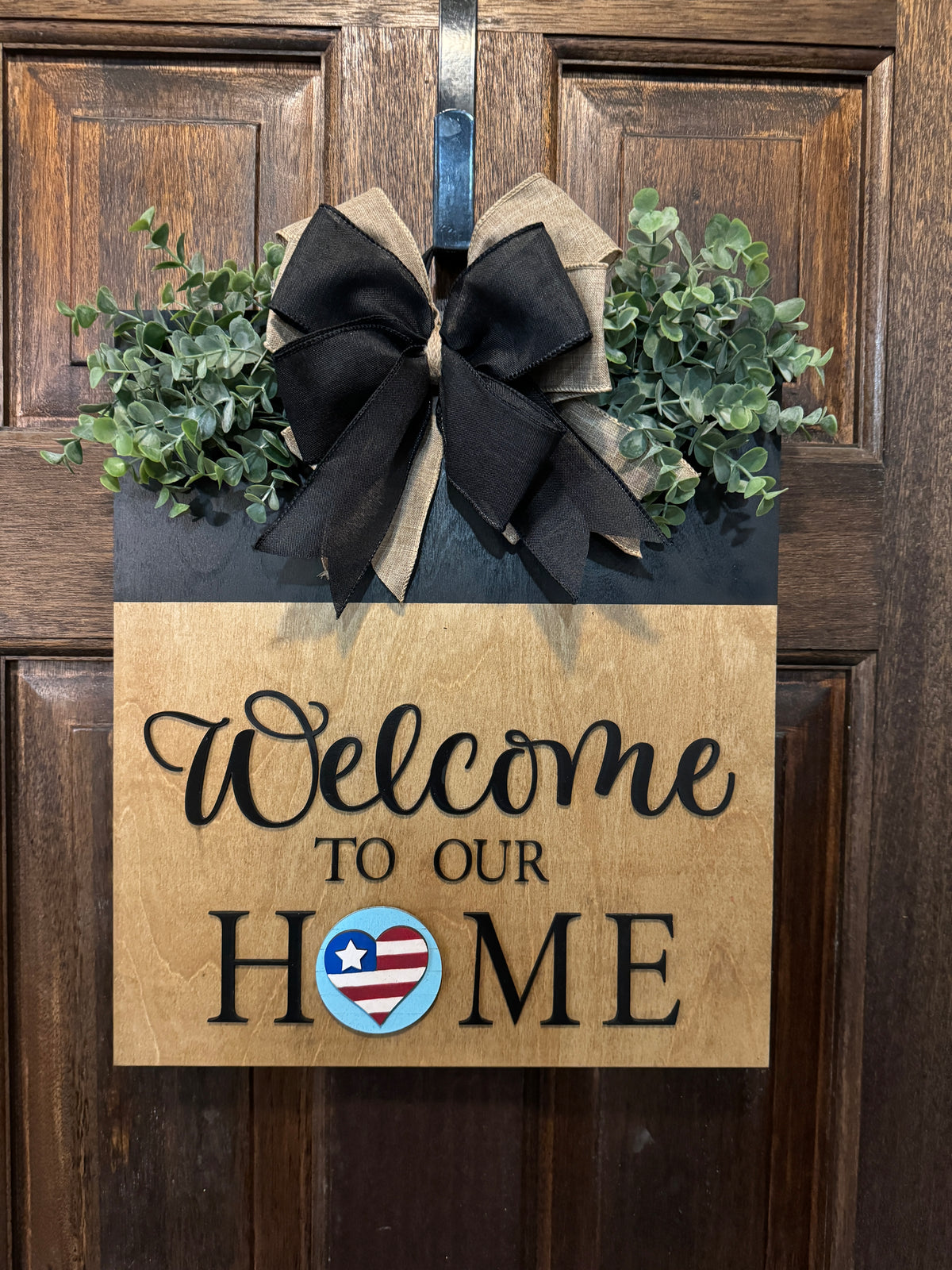 Welcome To Our Home Interchangeable Door Hanger