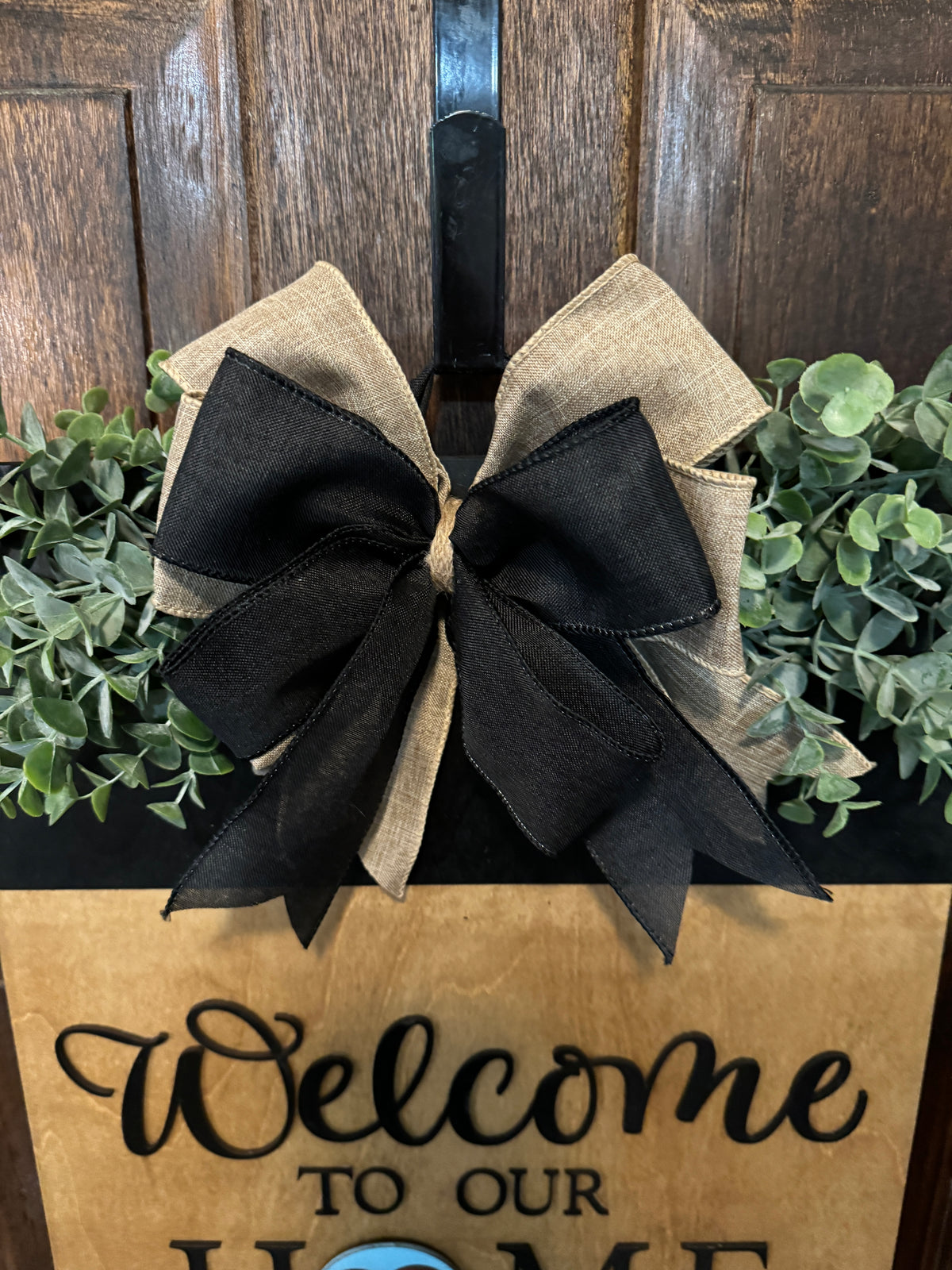 Welcome To Our Home Interchangeable Door Hanger