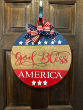 Load image into Gallery viewer, God Bless America Door Hanger 2
