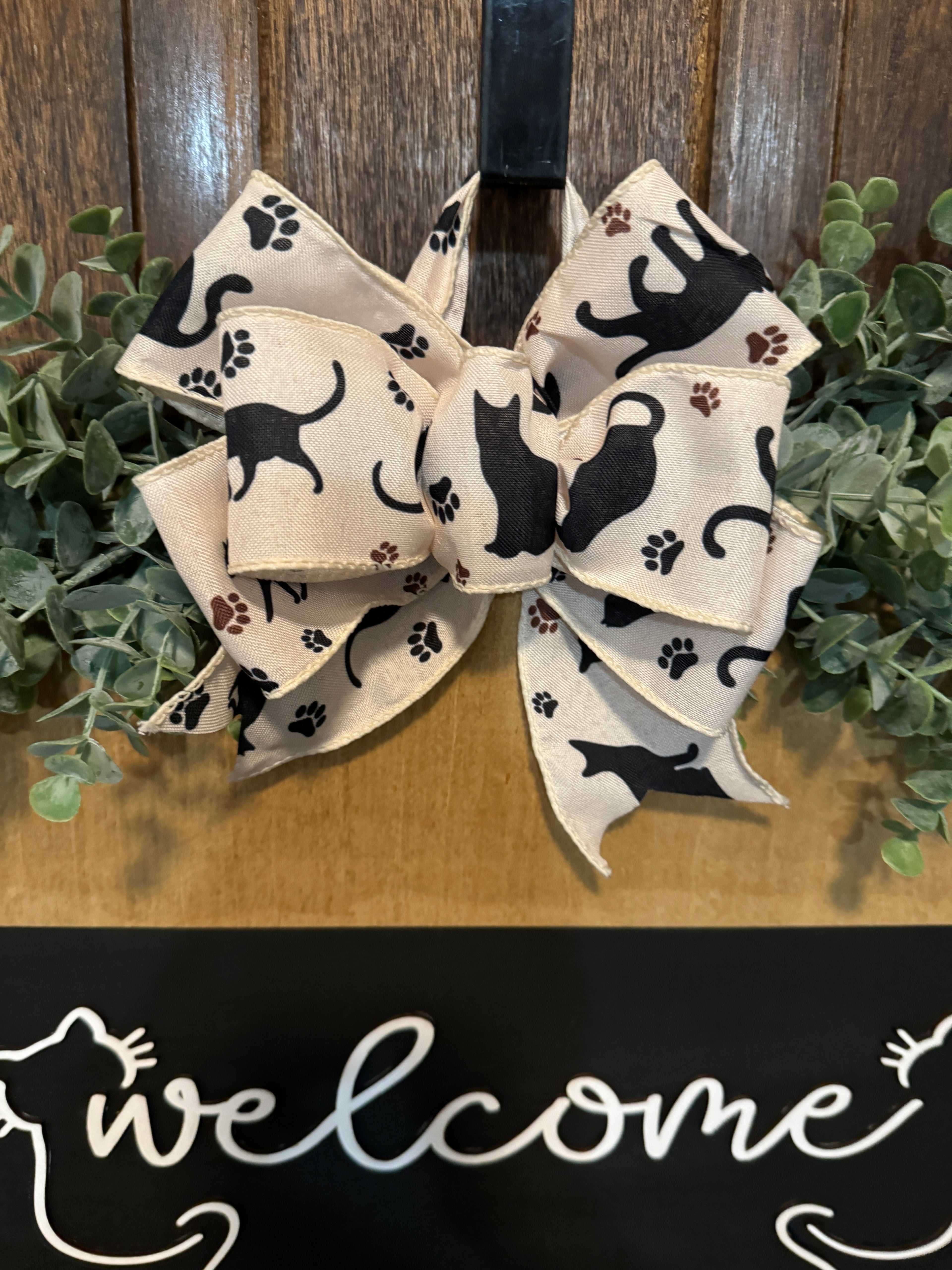Cat Welcome Door Hanger