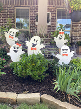 Load image into Gallery viewer, Spook-tacular 5-Piece Wooden Ghost Yard Art Set
