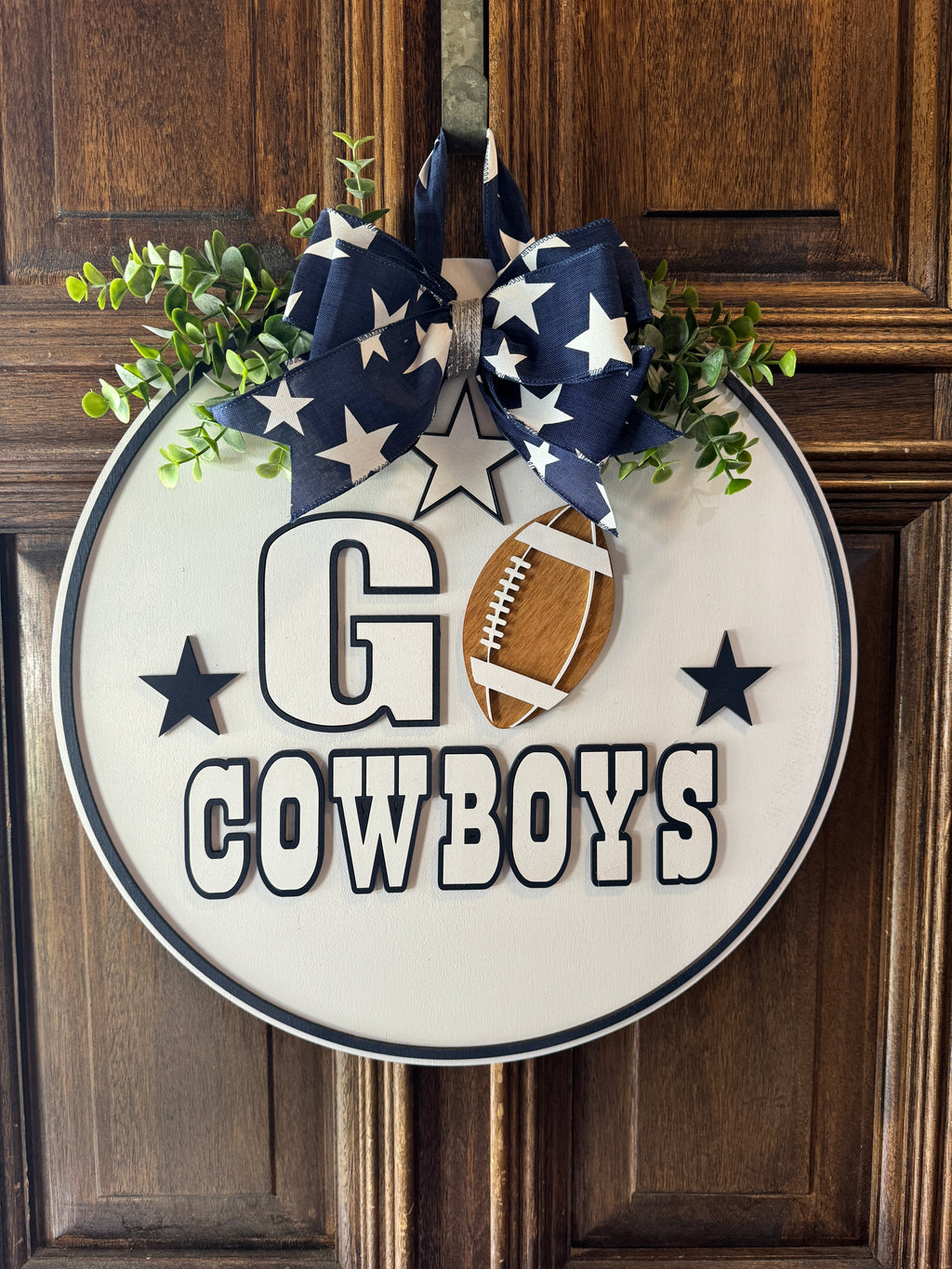 Go Cowboys Door hanger