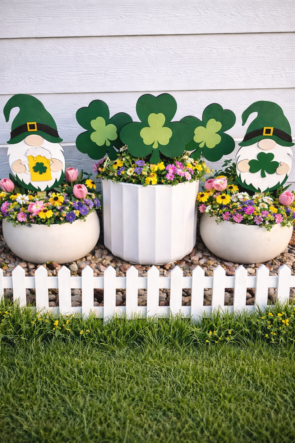 St. Patrick’s Day Gnome Yard Art Set