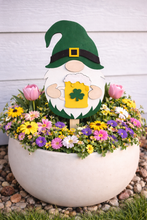 Load image into Gallery viewer, St. Patrick’s Day Gnome Yard Art Set
