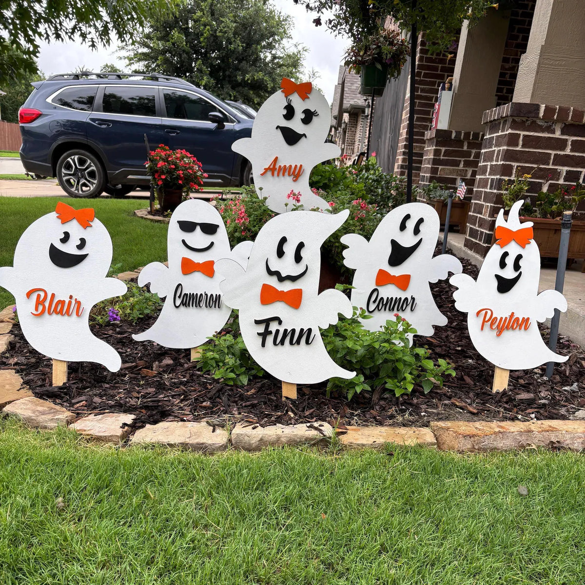 Personalized Ghost Yard Art