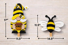 Load image into Gallery viewer, Bee Gnome Garden Set
