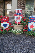 Load image into Gallery viewer, Patriotic Gnome Yard Art
