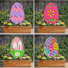Load and play video in Gallery viewer, Wooden Easter Egg Yard Art
