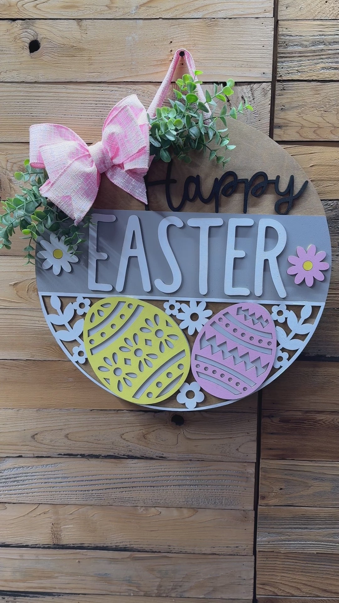 Happy Easter Egg Door Hanger