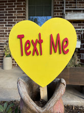 Load image into Gallery viewer, Valentines Day Conversation Heart Yard Art Set
