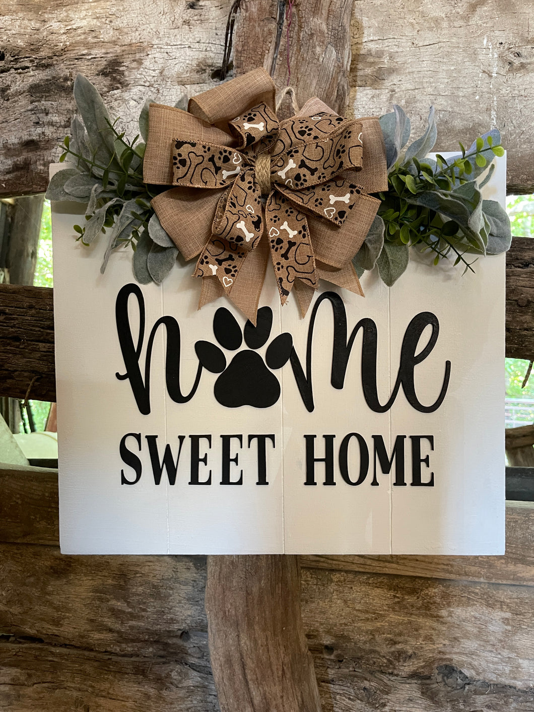 Home Sweet Home Paw Print