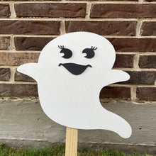 Load image into Gallery viewer, 3 Piece Yard Art Halloween Ghost Set
